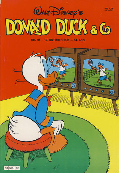 Cover for Donald Duck & Co (Hjemmet / Egmont, 1948 series) #42/1981