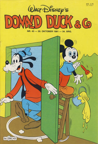 Cover for Donald Duck & Co (Hjemmet / Egmont, 1948 series) #43/1981