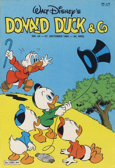 Cover for Donald Duck & Co (Hjemmet / Egmont, 1948 series) #44/1981