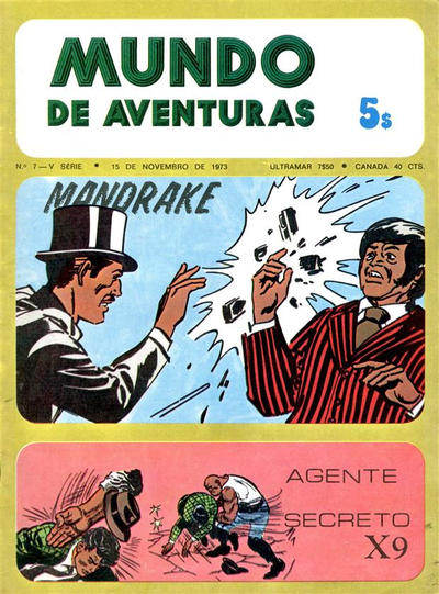 Cover for Mundo de Aventuras (Agência Portuguesa de Revistas, 1973 series) #7