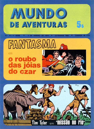 Cover for Mundo de Aventuras (Agência Portuguesa de Revistas, 1973 series) #14