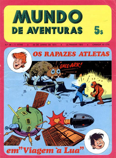 Cover for Mundo de Aventuras (Agência Portuguesa de Revistas, 1973 series) #38