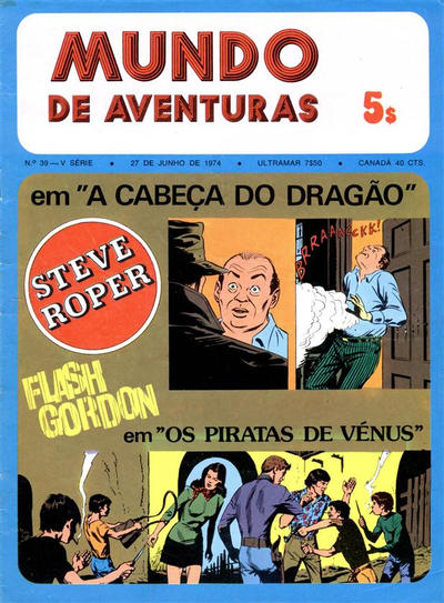 Cover for Mundo de Aventuras (Agência Portuguesa de Revistas, 1973 series) #39