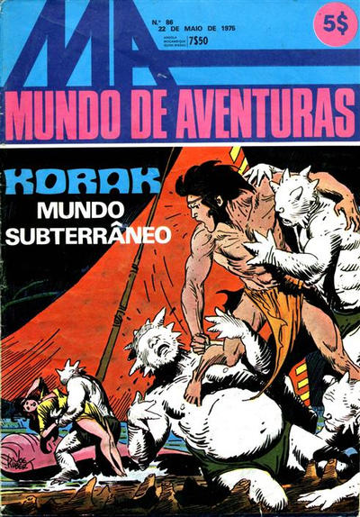 Cover for Mundo de Aventuras (Agência Portuguesa de Revistas, 1973 series) #86