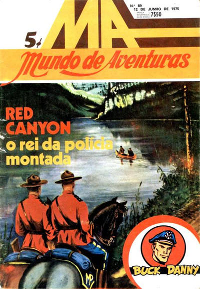 Cover for Mundo de Aventuras (Agência Portuguesa de Revistas, 1973 series) #89