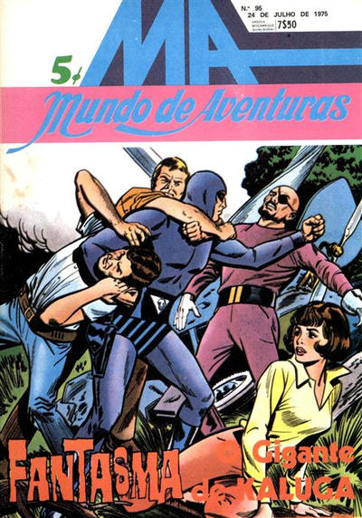 Cover for Mundo de Aventuras (Agência Portuguesa de Revistas, 1973 series) #95