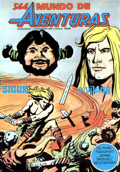 Cover for Mundo de Aventuras (Agência Portuguesa de Revistas, 1973 series) #544