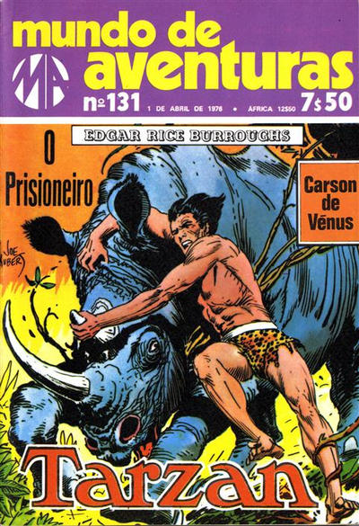 Cover for Mundo de Aventuras (Agência Portuguesa de Revistas, 1973 series) #131
