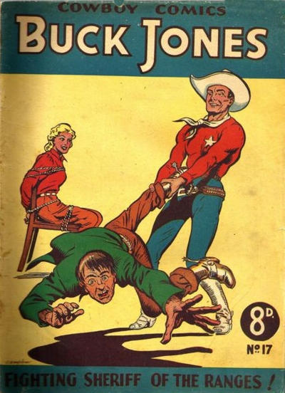 Cover for Cowboy Comics (Amalgamated Press, 1950 series) #17