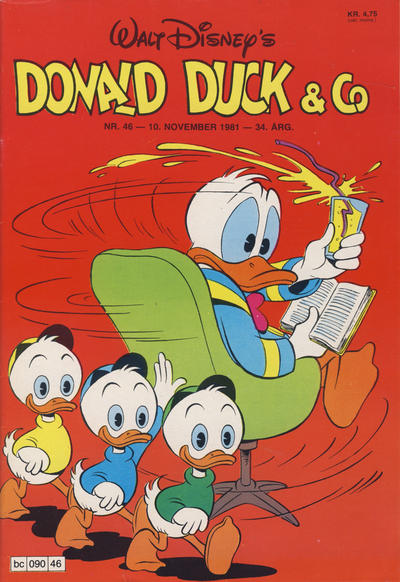 Cover for Donald Duck & Co (Hjemmet / Egmont, 1948 series) #46/1981