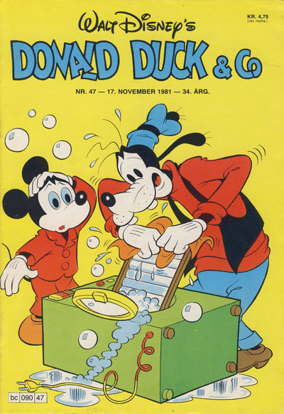 Cover for Donald Duck & Co (Hjemmet / Egmont, 1948 series) #47/1981