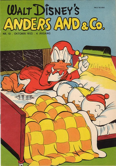 Cover for Anders And & Co. (Egmont, 1949 series) #10/1952