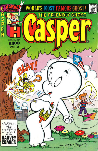 Cover for Casper the Friendly Ghost (Harvey, 1990 series) #257