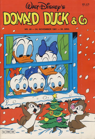Cover for Donald Duck & Co (Hjemmet / Egmont, 1948 series) #48/1981