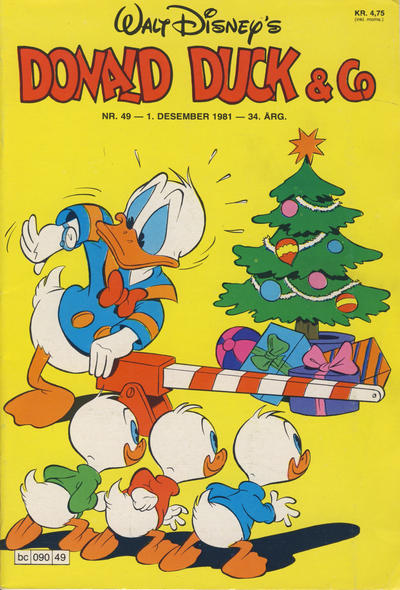 Cover for Donald Duck & Co (Hjemmet / Egmont, 1948 series) #49/1981