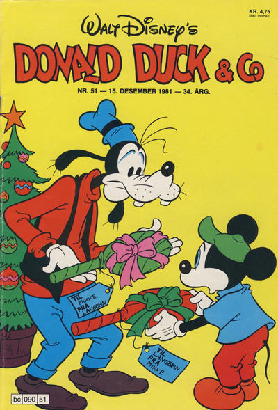 Cover for Donald Duck & Co (Hjemmet / Egmont, 1948 series) #51/1981