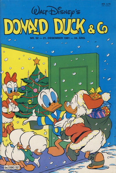 Cover for Donald Duck & Co (Hjemmet / Egmont, 1948 series) #52/1981