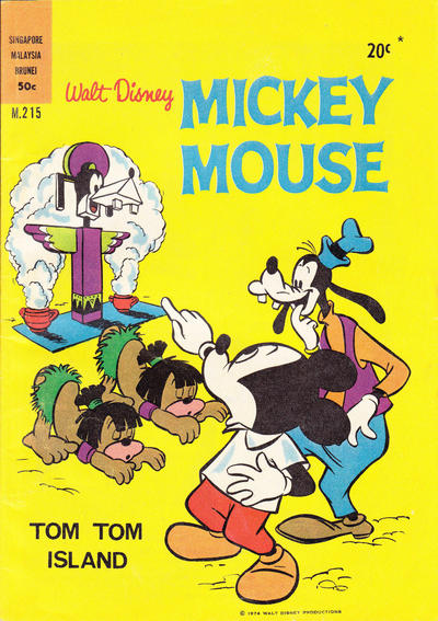 Cover for Walt Disney's Mickey Mouse (W. G. Publications; Wogan Publications, 1956 series) #215