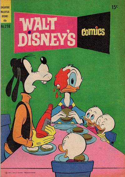Cover for Walt Disney's Comics (W. G. Publications; Wogan Publications, 1946 series) #298