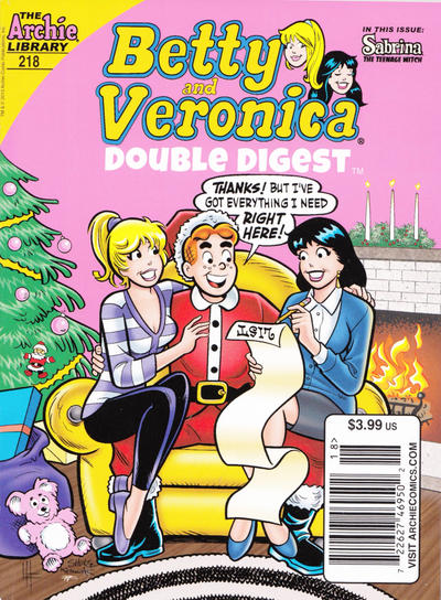 Cover for Betty & Veronica (Jumbo Comics) Double Digest (Archie, 1987 series) #218 [Newsstand]