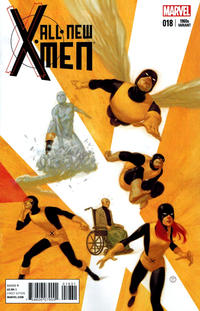 Cover Thumbnail for All-New X-Men (Marvel, 2013 series) #18 [1960s Variant Cover by Julian Totino Tedesco]