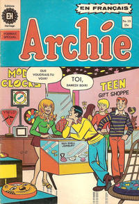 Cover Thumbnail for Archie (Editions Héritage, 1971 series) #19
