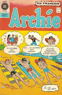 Cover Thumbnail for Archie (Editions Héritage, 1971 series) #20