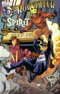 Cover Thumbnail for The Rocketeer / The Spirit: Pulp Friction (IDW, 2013 series) #4 [Subscription Variant]