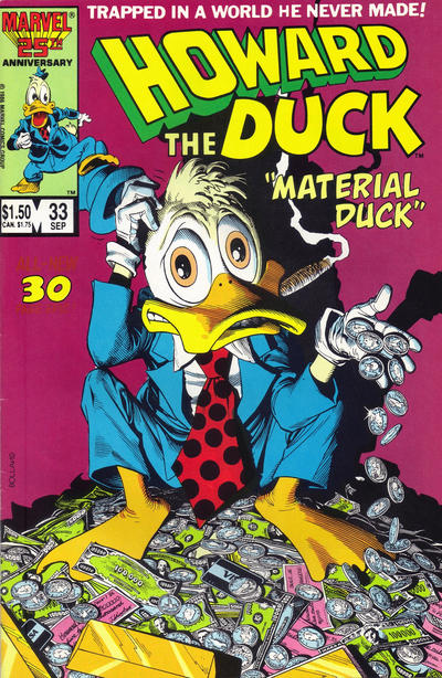 Cover for Howard the Duck (Marvel, 1976 series) #33 [Error Cover]