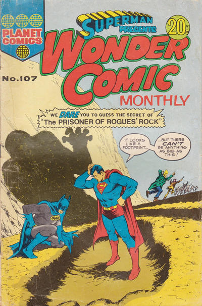 Cover for Superman Presents Wonder Comic Monthly (K. G. Murray, 1965 ? series) #107
