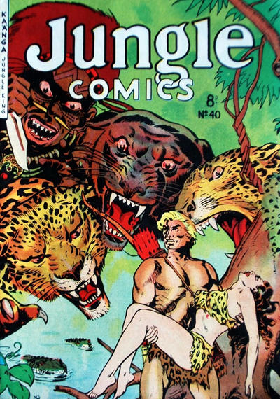 Cover for Jungle Comics (H. John Edwards, 1950 ? series) #40