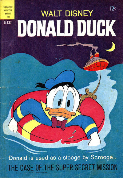 Cover for Walt Disney's Donald Duck (W. G. Publications; Wogan Publications, 1954 series) #137