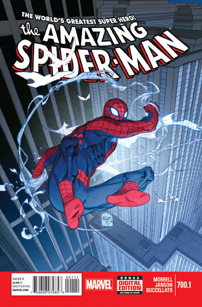 Cover for The Amazing Spider-Man (Marvel, 1999 series) #700.1