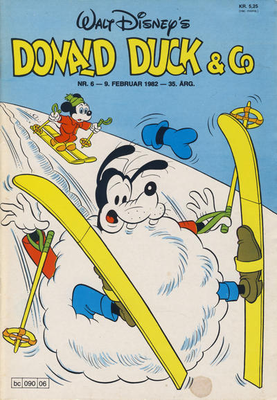 Cover for Donald Duck & Co (Hjemmet / Egmont, 1948 series) #6/1982