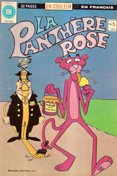 Cover for La Panthère Rose (Editions Héritage, 1978 series) #5