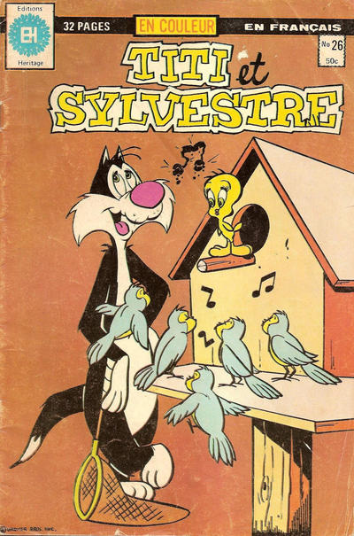 Cover for Titi et Sylvestre (Editions Héritage, 1977 series) #26