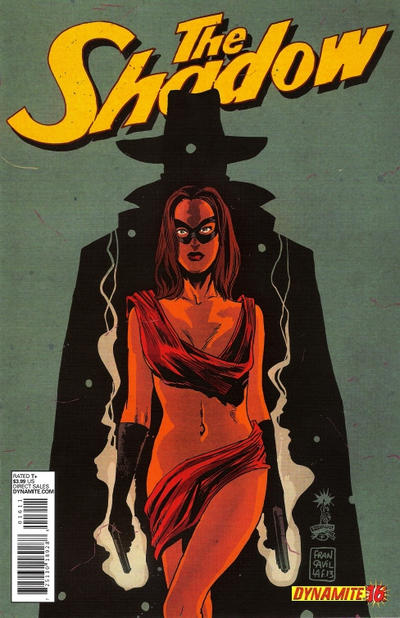 Cover for The Shadow (Dynamite Entertainment, 2012 series) #16 [Cover D by Francesco Francavilla]