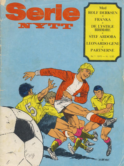 Cover for Serie-nytt (Serieforlaget / Se-Bladene / Stabenfeldt, 1978 series) #1/1978