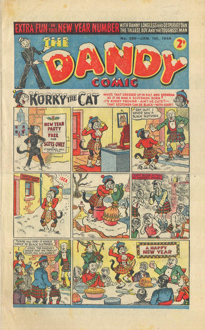 Cover for The Dandy Comic (D.C. Thomson, 1937 series) #386