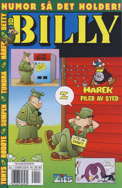 Cover for Billy (Hjemmet / Egmont, 1998 series) #24/2013