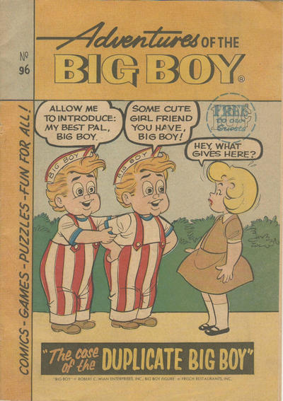Cover for Adventures of the Big Boy (Webs Adventure Corporation, 1957 series) #96 [East]