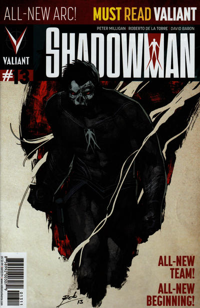 Cover for Shadowman (Valiant Entertainment, 2012 series) #13 [Cover A - Roberto de la Torre]