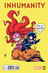 Cover Thumbnail for Inhumanity (2014 series) #1 [Variant Skottie Young Baby Cover]