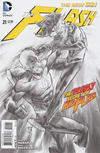 Cover for The Flash (DC, 2011 series) #21 [Francis Manapul Black & White Cover]