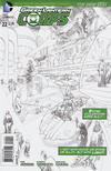 Cover for Green Lantern Corps (DC, 2011 series) #22 [Rags Morales Sketch Cover]