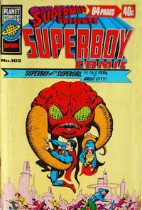 Cover for Superman Presents Superboy Comic (K. G. Murray, 1976 ? series) #102