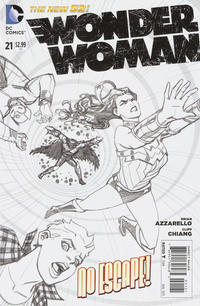 Cover Thumbnail for Wonder Woman (DC, 2011 series) #21 [Cliff Chiang Sketch Cover]