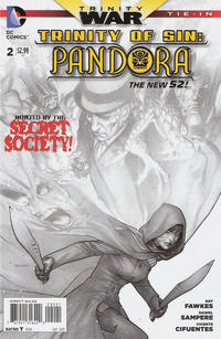 Cover Thumbnail for Trinity of Sin: Pandora (DC, 2013 series) #2 [Ryan Sook Black & White Cover]