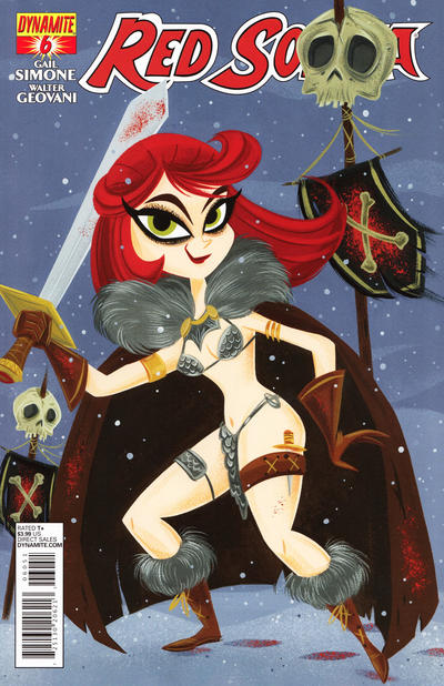 Cover for Red Sonja (Dynamite Entertainment, 2013 series) #6 [Exclusive Subscription Cover - Stephanie Buscema]