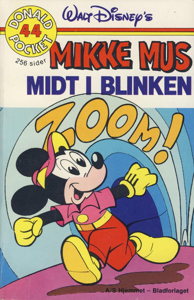 Cover for Donald Pocket (Hjemmet / Egmont, 1968 series) #44 - Mikke Mus Midt i blinken [1. opplag]